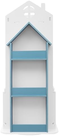 4-Tier Rotating Children's Bookshelf,Floor Standing Bookcase,360 Display Storage Rack,Book Display Shelf for Living Room
