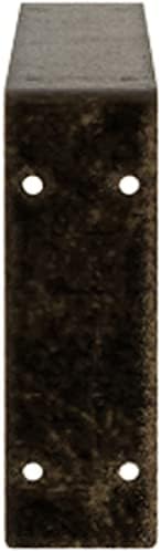 2" W x 20" D x 6 1/2" H Embrey Steel Bracket, Antiqued Pale Gold
