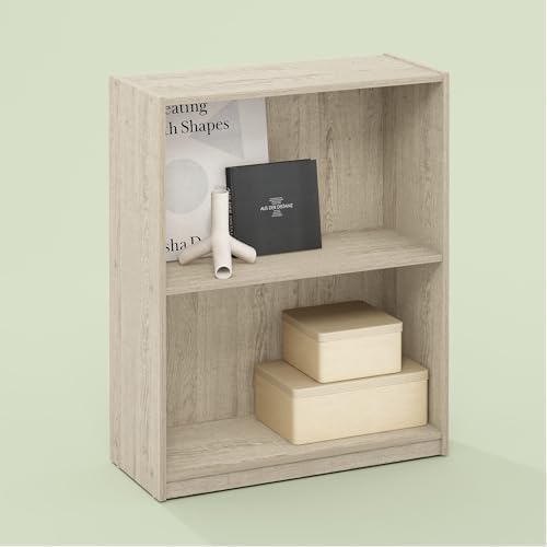 Hagen 2 Tier Organizer Bookcase, Bookshelf, Cube Storage, for Living Room, Home Office, Urban Pine