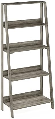 5-Tier Ladder Bookcase, Open Storage Ladder Bookshelf, Display Shelf, Book Shelf, 13 x 23.6 x 53.5, for Living Room, Hom