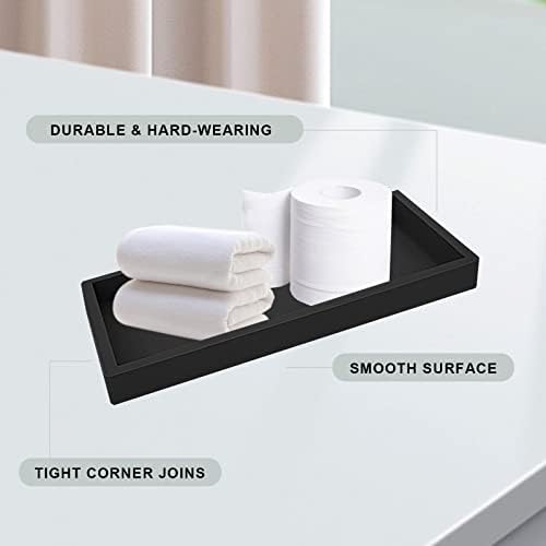 2Pcs Silicone Trays Bathroom Vanity Trays, Rectangle Tray for Bathroom Counter, 7.87 * 3.93inch Jewelry Perfume Vanity T