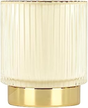 DASITON Makeup Brush holder Organizer,Crystal Cosmetic Makeup Brush Glass Brushes Storage Holder, Vintage Make Up Brush 