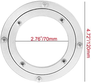 Aluminium Alloy Turntable Bearing, Heavy Duty Swivel Turntable Lazy Susan Rotating Bearing Turntable Round Dining Table 