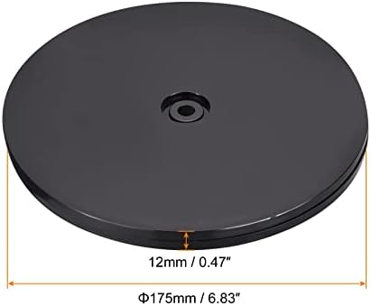 MECCANIXITY 7inch Rotating Swivel Stand with Steel Ball Bearings Lazy Susan Base Turntable for Kitchen Corner Cabinets, 