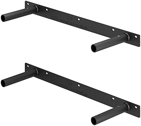 Homeforia Heavy Duty Floating Shelf Brackets 17 inch, High-End Solid Steel