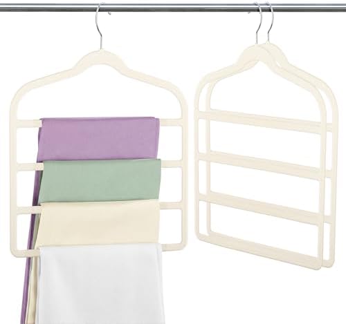 Velvet Pant Clothes Hanger Space Saving Non Slip Hanger Jean Slack Hangers