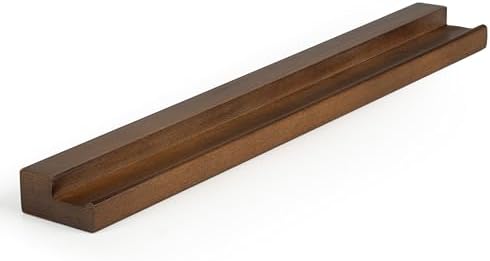 RICHFOCUS Vinyl Wall Mount, 1 Pack Solid Wood Record Shelf, Album Record Holder Display, 12 inch Floating Shelves for Wa