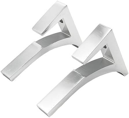 CRL Chrome - Aluminum Glass Shelf Bracket for 3/8 to 1/2 glass
