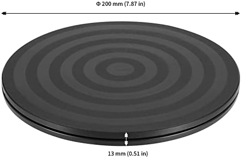 JAPCHET 4 Pack 8 Inch Bonsai Turntable, Heavy Duty Rotating Lazy Susan Garden Swivel Stand, 44lbs Loading Capacity