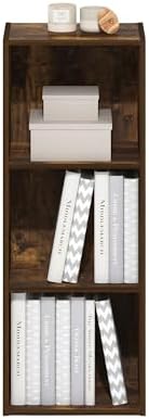 Furinno LUDER Book Shelf, 3-Cube Bookshelf, Bookcase with Open Shelves, 9.3 x 12 x 31.5, Easy Assembly, for Living Room,