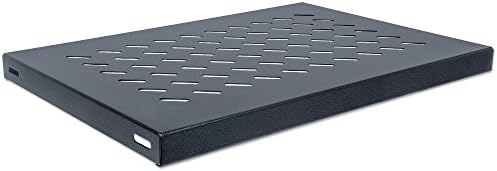 Intellinet 19 Fixed Shelf 483x345mm 1U Black, 712521 (1U Black)