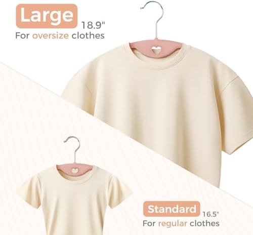 Velvet Hangers Felt Clothes Hangers 30 Pack