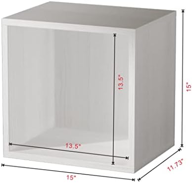 FUSUNBAO Magic DIY Cube Storage Organizer Stackable Cubes for Home Books Clothes Toy-Modular Cubby Storage System-Office