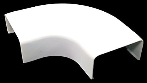 90 Degree Elbow - Electriduct XX-Large Latching Cable Raceway Accessories - 3" x 2" Channel Size - White
