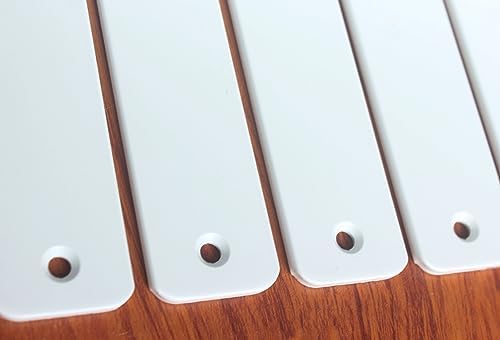 6 Pack - L 6" x H 4" x W1.5, 5mm Thick White L Shelf Bracket, Iron Shelf Brackets, Metal Shelf Brackets, Floating Shelf,