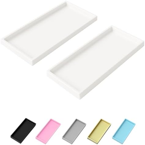 Vanity and Bathroom Tray, 11.8" ABS Countertop Organizer,Waterproof Vanity Tray for Toilet Tank,Perfume,Soap,Keys,Bathro