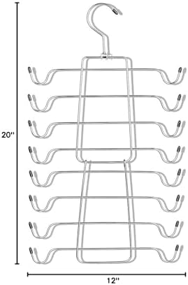 2 Pack Foldable Tank Top Hangers, Closet Organizer for Bras, Cami, Dresses