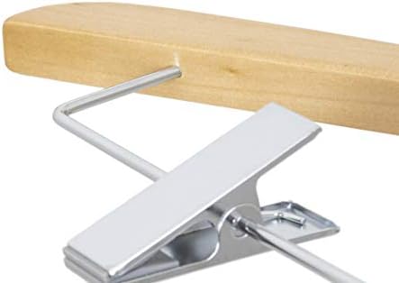 eleorchis Hyacinth Clothing Hangers Wood Hangers with 5 Pieces
