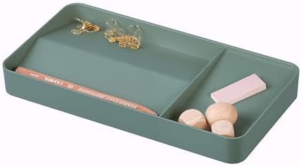 BLUE GINKGO Desk Organizer Tray, Green, Made in Korea