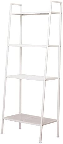 Widen 4-Tier Bookshelf, Free Standing Bookcase Storage Rack Shelves Plant Flower Stand with Wood Look for Living Room, B