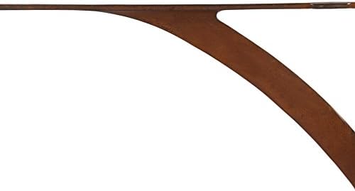 A29 Shelf Brackets, Iron, Rust Finish, Set of 2