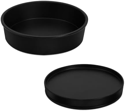 Pantry Organizers and Storage, 1 Set of 9.1 Inch Lazy Susan Organizer and 10 Inch Kitchen Organizers and Storage, Stacka