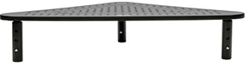 Tripp Lite Computer Monitor Stand, Corner Desk Monitor Stand for L Shaped Desk, Adjustable Height, 12 x 20 in., Metal, B