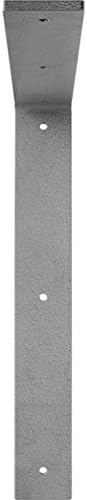 2"W x 14"D x 14"H Hamilton Steel Bracket, Hammered Gray