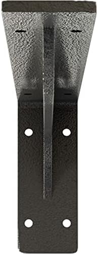 Ekena Millwork BKTM02X14X05EBHGY Steel Bracket Embrey, 2"W x 14"D x 5 1/4"H, Hammered Gray