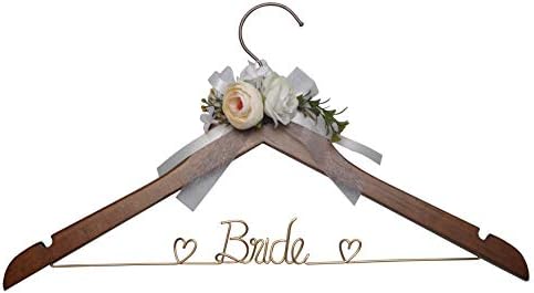 Wedding Dress Hanger - Decorative Wire Hanger for Brides, Perfect Bridal Shower & Wedding Gift