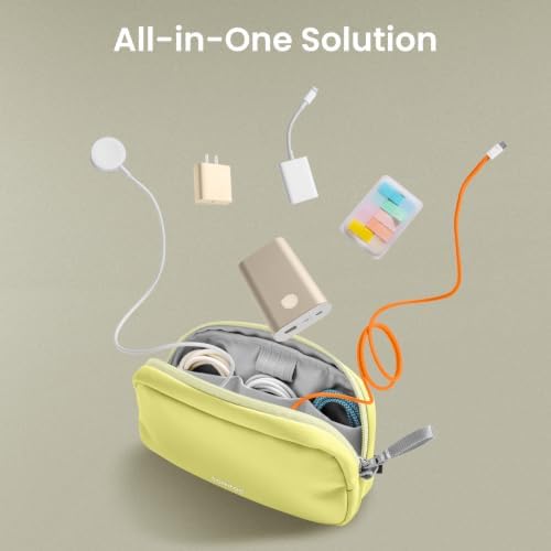 tomtoc Electronics Organizer Travel Case, Cable Organizer for Essentials