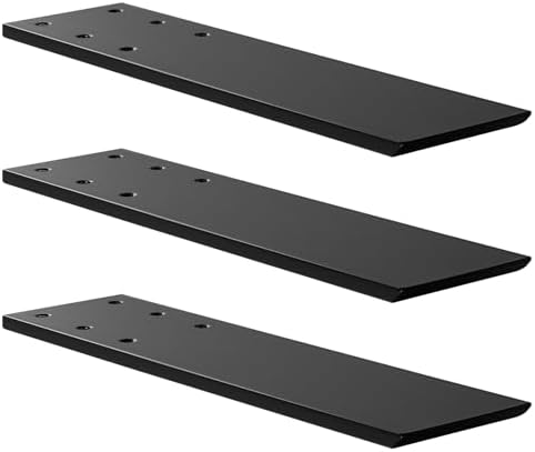 10" Countertop Support Brackets (3 pcs) for Granite, 10" x 2.5" x 0.24" Heavy Duty Hidden Bracket Wall Mounted Support f