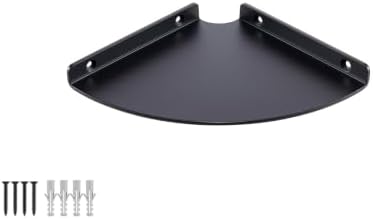 6 Inch Small Corner Shelf - Heavy Duty 3.0mm Aluminum Alloy Wall Mounted Floating Shelf for Bathroom, Kitchen, Living Ro