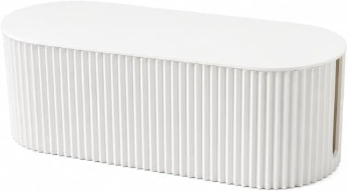Cable Management Box – Cord Organizer for Desk & TV, Wire Storage Box for Power Strips, Clean & Tidy Cable Organizer for