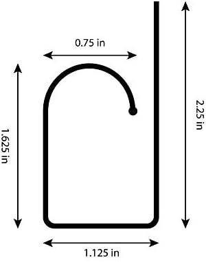 Electriduct Large Hook Channel Cable Raceway Desk Cord and Wire Organizer - 45 Inch (Pack of 2) - White
