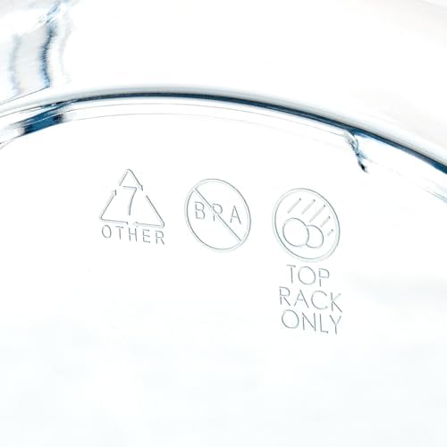 iDesign Small Round Fridge Produce Bin - Set of 2 - Clear