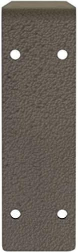 Ekena Millwork BKTM02X16X06EBHDB Steel Bracket Embrey, 2"W x 16"D x 6 1/2"H, Hammered Dark Bronze