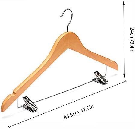 Trousers Hangers Wood Clothing Hangers Multifunctional Clothes Hangers Pants Hangers Skirt Hangers Space Saving Clothes 