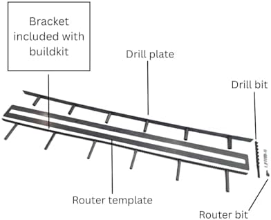 Floating Shelf Brackets - Sheppard Brackets - Easy Install - Heavy Duty (70 inch Build Kit)