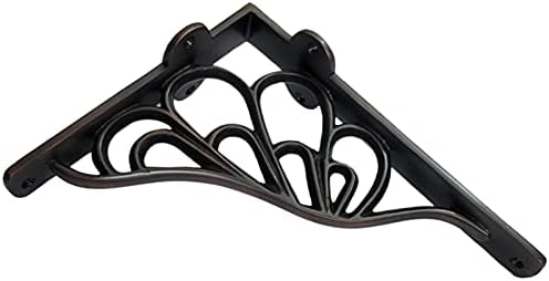 Adonai Hardware Alvah Brass Decorative Shelf Bracket (Supplied as 2 Pieces per Pack) - Oil Rubbed Bronze