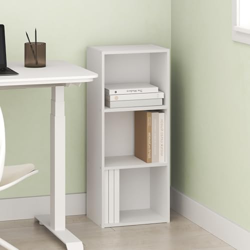 Hagen 3 Cube Bookcase, Display Shelf, Open Shelf, for Living Room and Home Office, White