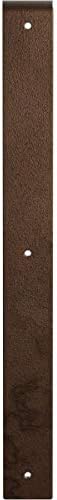 2"W x 20"D x 20"H Hamilton Steel Bracket, Hammered Dark Bronze