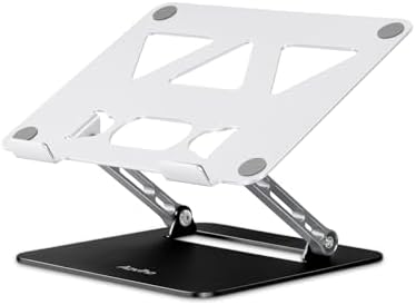 Aoviho Adjustable Laptop Stand for Desk,Portable Laptop Stand Holder and Riser,Foldable Aluminum Notebook Computer Stand
