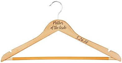 Personalize Wood Hanger- Wedding Hanger-Mother of The Bride Hanger-Wedding Dress Hanger-engreaved Bridesmaid Hanger-Brid