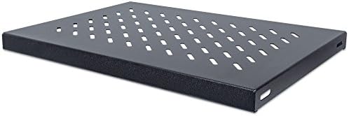 Intellinet 19 Fixed Shelf 483x345mm 1U Black, 712521 (1U Black)