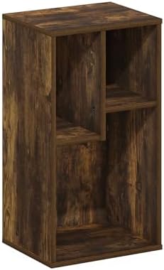 Furinno DALY Book Shelf, 3-Cube Bookshelf, Cube Storage Organizer Bookcase with Irregular Compartments, 9.4 x 11.7 x 21.