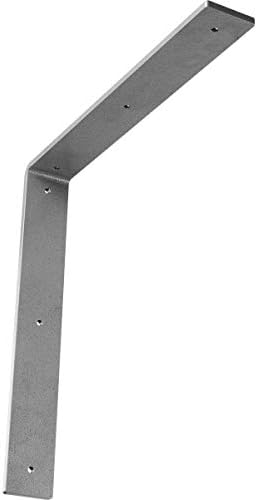 2"W x 14"D x 14"H Hamilton Steel Bracket, Hammered Gray