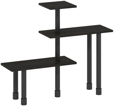 Furinno Turn-N-Tube Kitchen Countertop Organizer, 3-Tier Corner Countertop Organizer Shelf, Corner Shelf, for Kitchen, P