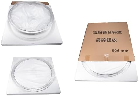 Aluminum Heavy Duty Lazy Susan Rotating Turntable Bearing Swivel Plate Hardware for Dining-Table (20 inch)