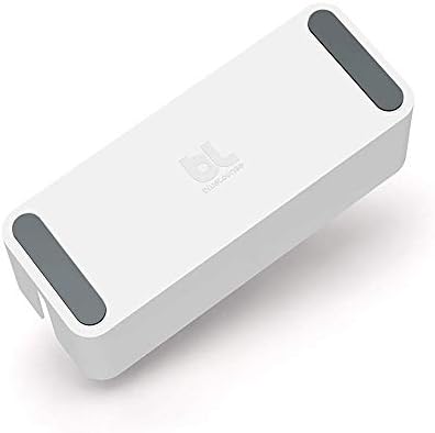 Bluelounge CableBox Cable and Cord Management System - Set of 1 Large and 1 Mini Box - White